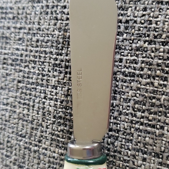 Pfaltzgraff Holiday Dip Dish Nd Knife - Picture 3 of 9